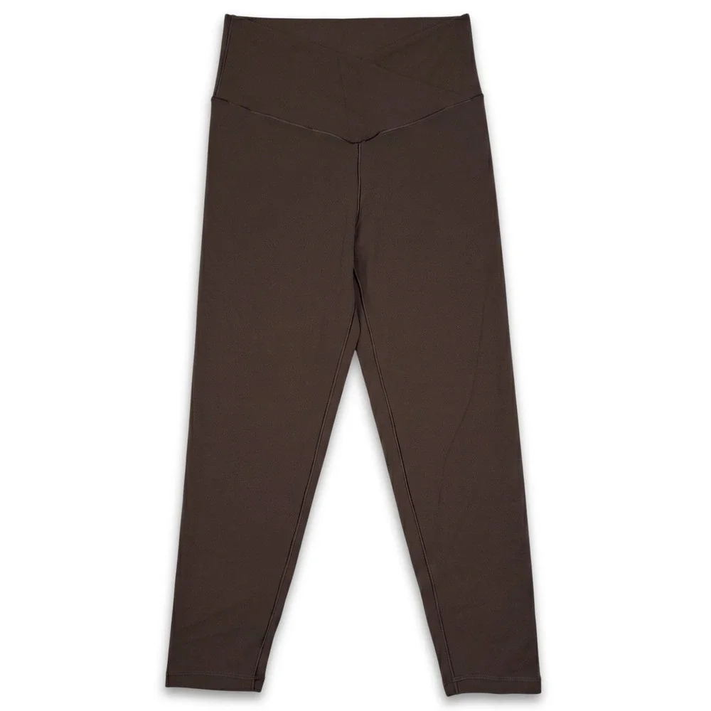 OFFLINE by Aerie Real Me Crossover 7/8 Leggings Women Large Brown High Waisted